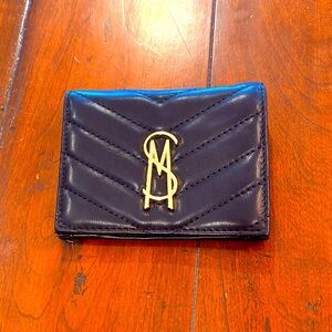 Steve Madden Black wallet w/ snap closure, NWOT